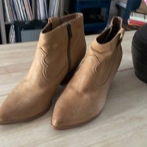 Frye western ankle booties